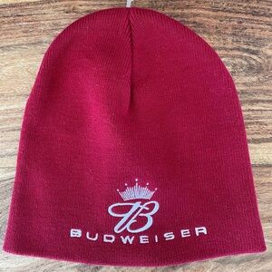 Budweiser Anheuser Busch Official Red Beanie Hat